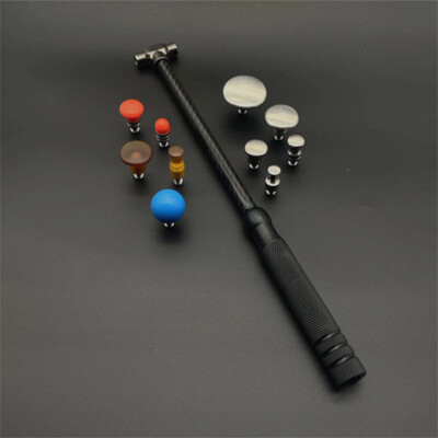 Griff Hammer mit 10pcs ersetzen Kopf Auto Dent Repair Tools schützen die Farbe