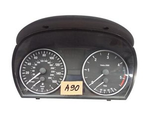 BMW E90 E91 320d 120KW Tacho Tachometer Kombiinstrument (MPH/KMH) 9122603