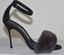 Sandales Manolo Blahnik MINCHA 105 – Gris Avec Fourrure, Talons Hauts, Tailles 38.5 à 41.5