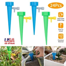 24Pcs Plant Watering Spikes Self Watering Devices Automatic Plant Waterer Tools