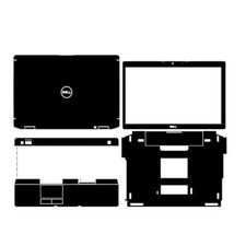 KH Special Laptop Leather Skin Stickers Fit DELL Latitude E6530 2021 