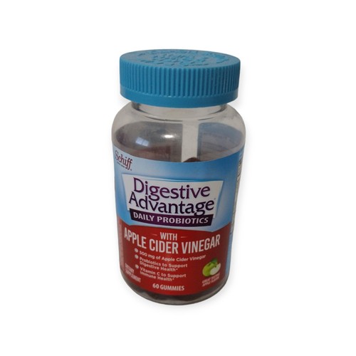 Digestive Advantage Probiotic Gummies with Apple Cider Vinegar Exp 10/