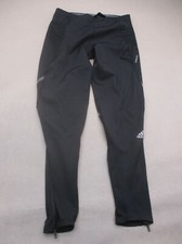 ADIDAS AEROREADY Size M Womens BLK Drawstring Leg Zip Pocket Running Pants 667