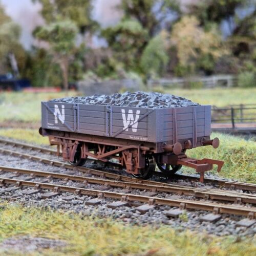 North Western Railway NWR offener 4er Wagen (Die Eisenbahnserie) OO/HO - Bild 1 von 3