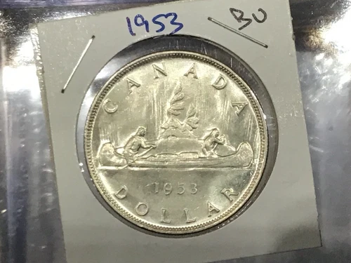 1953 Canada Silver Dollar BU   B1075