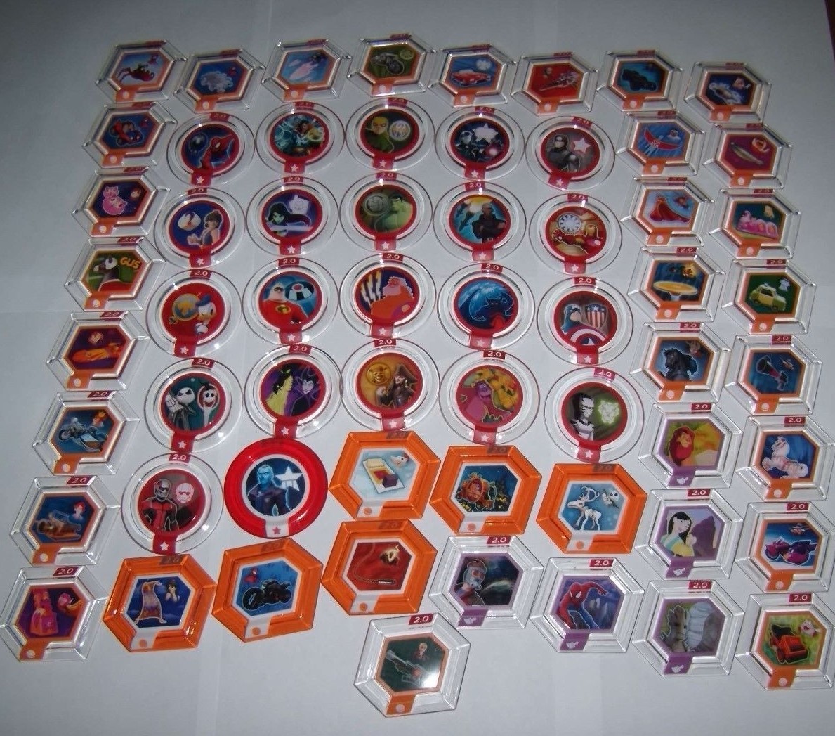 DISNEY INFINITY 2.0 Marvel Heroes/Originals Power Disc Lot