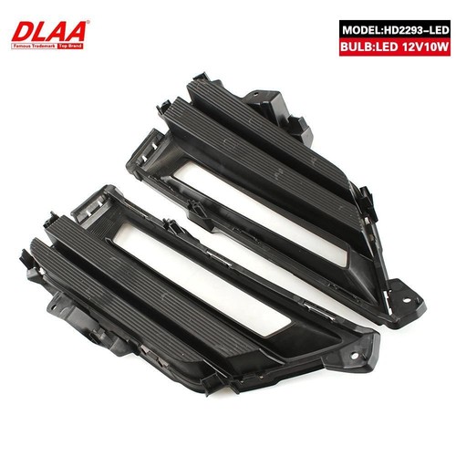 2Pcs Front Fog Lights Assembly w/ Clear Lens Grills Bumper For Honda CR-V 20-21 - Picture 4 of 6