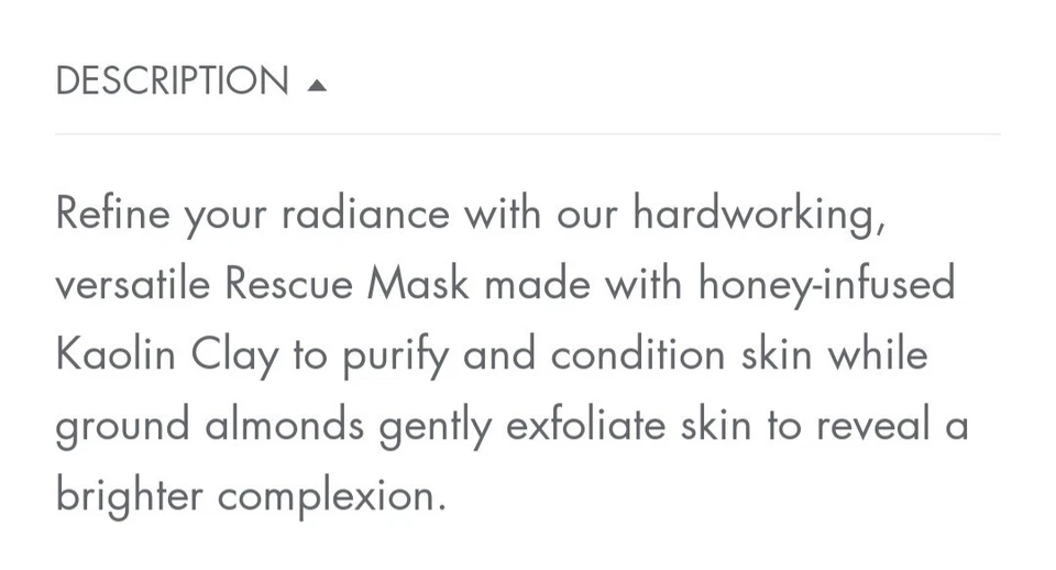 Máscara de Rescate Eve Lom 100 ml AUTÉNTICA NUEVA EN CAJA SELLADA VALOR $90 ENVÍO RÁPIDO  Foto 3 de 4