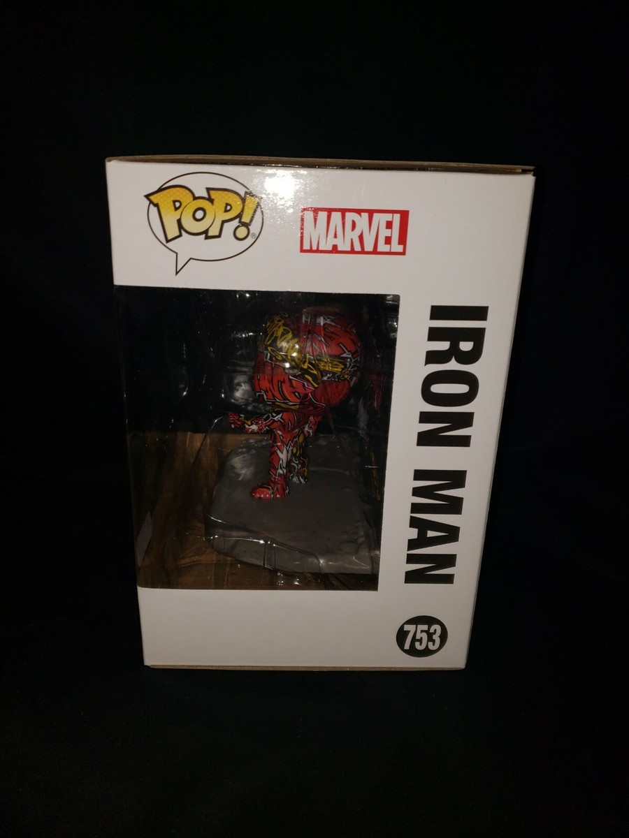 Funko Pop! Deluxe Marvel Street Art Iron Man #753 GameStop