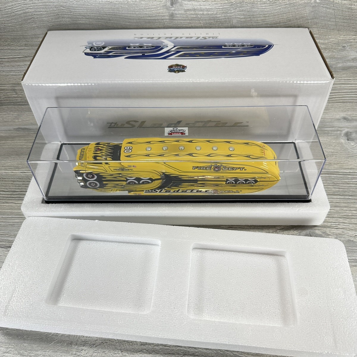 Custom Crew The Sledster Yellow Fire Dept Engine Co. 143 Big Lou