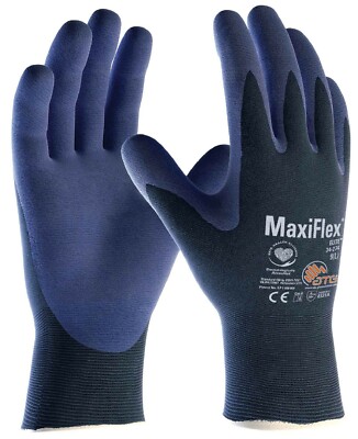 MaxiFlex Elite 34-274 Nitril Schaum Palm Arbeitshandschuhe Leicht & Hoch Dex