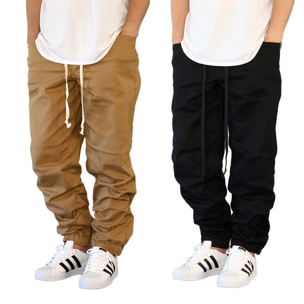 MEN'S SUPER BAGGY FIT TWILL DROP CROTCH JOGGER PANTS SIZE S-5XL VICTORIOUS
Opens in a new window or