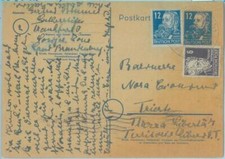 89278 - GERMANY  Reich - Postal History - STATIONERY CARD # P38 to ITALY 1949