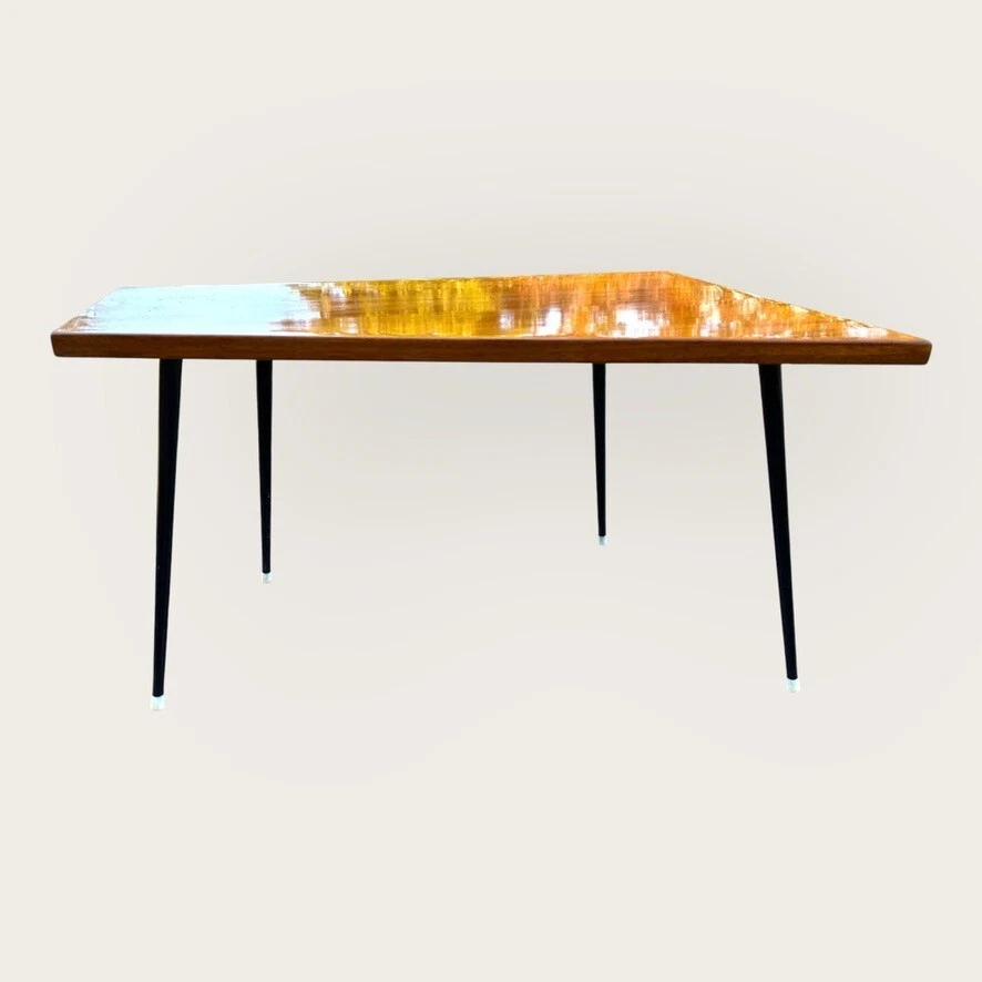 Table Basse vintage formica France vintage 1950/60 - Photo 4/4