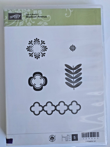 Stampin'Up! MADISON AVENUE (5) Stamps Set-Used/Retired/SAB-Flowers,Stems+++