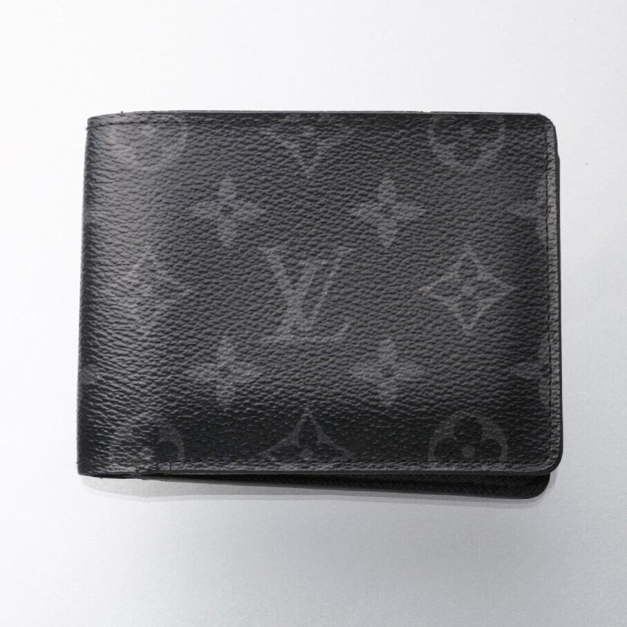 Rank AB LOUIS VUITTON Monogram Eclipse Multiple Wallet Rank AB LOUIS VUITTON Monogram Eclipse Multiple Wallet