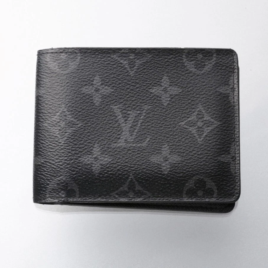 Rank AB LOUIS VUITTON Monogram Eclipse Multiple Wallet M61695 From 