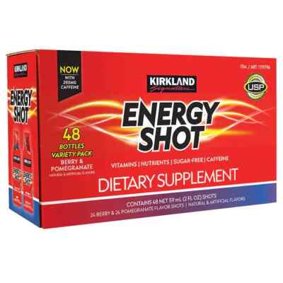 Kirkland Signature Energy Shot, 48 Bottles, 2 Ounces Each - FREE SHIPPING!!!