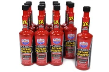 Lucas Motorcycle Octane Booster 15 oz. 12 Pack Gas Fuel Additive Performance