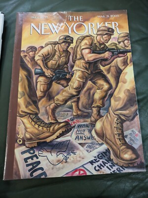 2003 MARCH 31 THE NEW YORKER MAGAZINE - Complete Issue Label