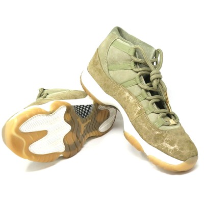 olive green jordan 11