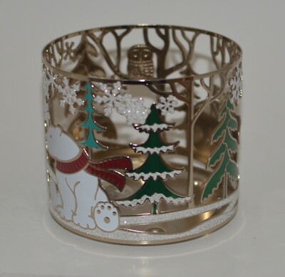 Bath & Body Works | Other | Bath Body Works Royal Polar Bear 3 Wick Candle Holder