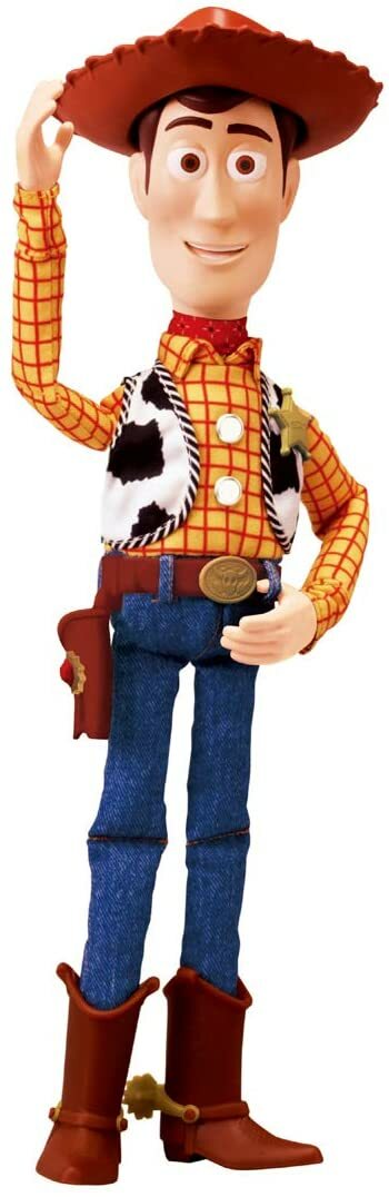 NEW Takara Tomy Toy Story Real Size Talking Figure Woody Remix