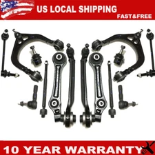 For Chrysler 300 Dodge Charger Magnum Front Control Arms Tie Rods Suspension Kit