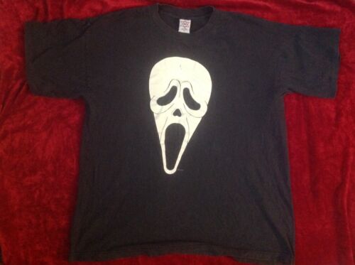 90’s Scream Movie Promotional XL T-Shirt Glow In The Dark Mask Great 4 Halloween - Afbeelding 1 van 6