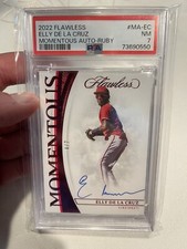 Elly De La Cruz auto Flawless 4/7 PSA 7