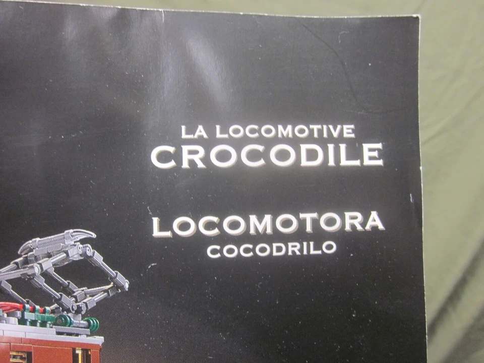LEGO Icons: Crocodile Locomotive 10277 Manual Foto 3 de 4
