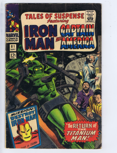 Tales of Suspense #81 Marvel 1966 The Return of Titanium Man ! - Picture 1 of 2
