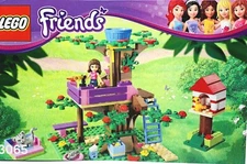 Lego Friends Olivias Tree House 3065 Building Toy Complete Set Manual No Box