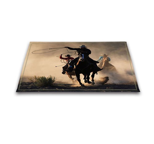 Horse Herder Waterproof Bathroom Polyester Shower Curtain Liner Water Resistant - Picture 5 of 18