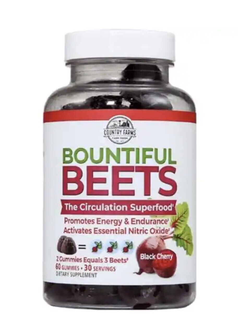 Country Farms Bountiful Beets - Black Cherry 60 Gummies -...