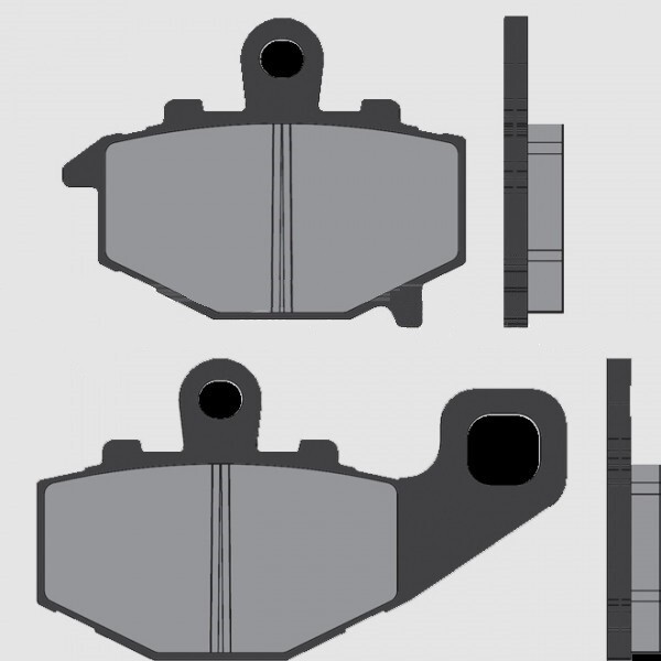 Plaquettes de frein arrière KAWASAKI KH192 anti-bruit pour résoudre les sifflements FT 3089