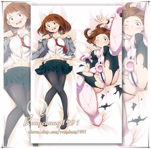 cover pillow o que significa Ochaco Uraraka Academia Hero Dakimakura My Anime Hugging