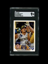 2023 Topps Series 1 TYRONE TAYLOR GOLDEN MIRROR SSP IMAGE VARIATION SGC 9 MINT 