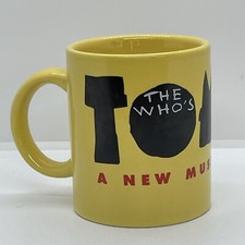 The Who's Tommy on Broadway 1993 Rock Opera Yellow Coffee Mug