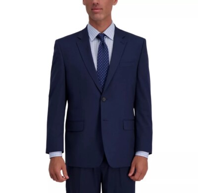 J.M. Haggar Men's Premium Stretch Classic Fit Suit Separate Blazer Only 44 Long