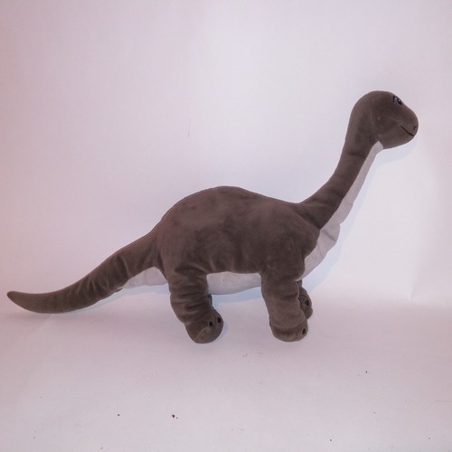 Dinosaur Stuffed Animal Plush Gray Kids Toys - Picture 2 of 8