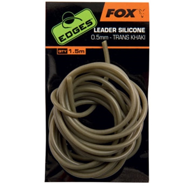 CAC569 Fox Leader Silicone 0,5mm  1,5mt per COMPLETAMENTO RIG CARP FISHING