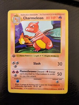 CHARMELEON base set shadowless 1st edition | eBay
