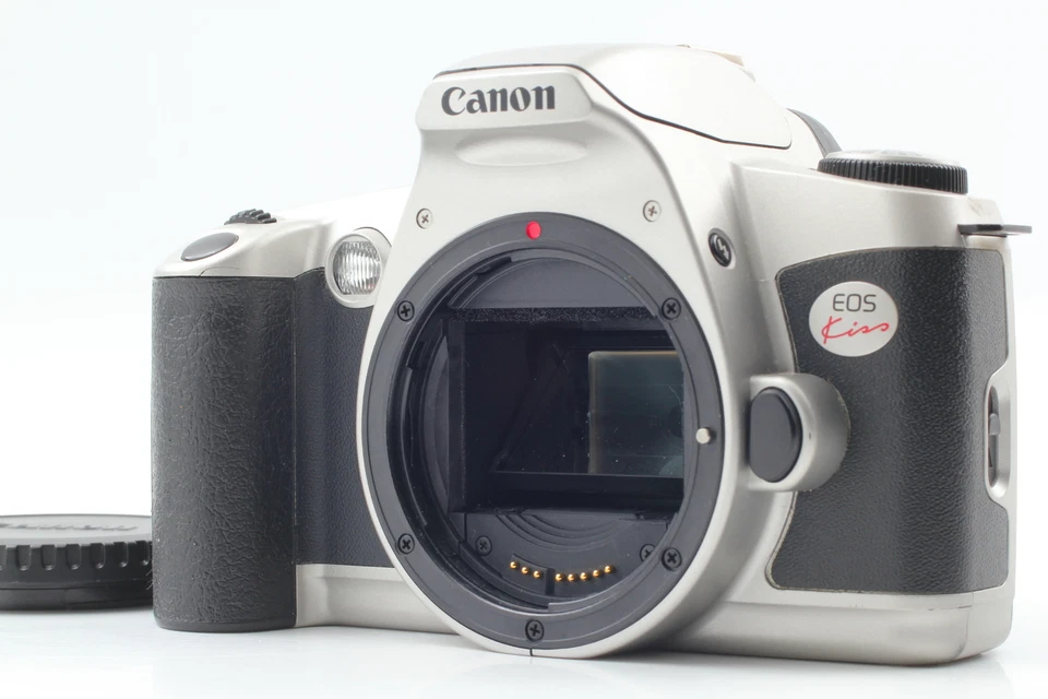 [Near MINT] Canon EOS Kiss Silver Body PANORAMA 35mm SLR Film Camera From JAPAN - Image 2 of 4