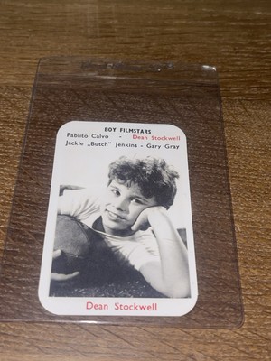 1953 R778 Maple Leaf Gum Boy Filmstars DEAN STOCKWELL Rare High Grade Example!!