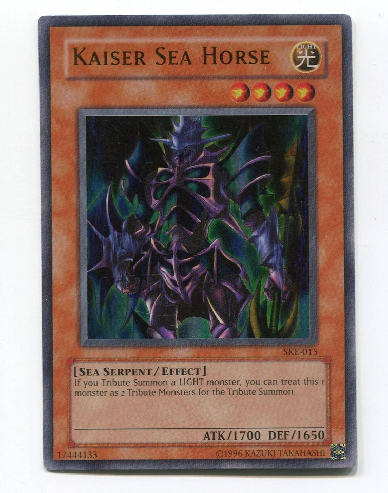 Yu-Gi-Oh! Excellent Kaiser Sea Horse englisch Seepferd Kaiser Ultra Rare SKE - Bild 1 von 1