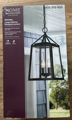 Home Decorators Collection Blakeley 18 in. 2-Light Outdoor Hanging Pendant