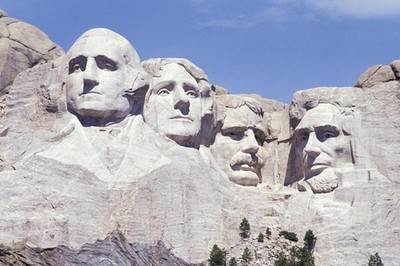 Mount Rushmore Black Hills National Memorial Photo Art Print Poster 36x24