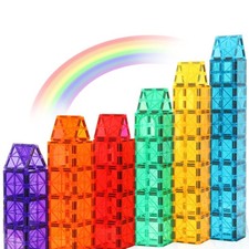 Magnetic Tiles, Magnet Toys Building Blocks for Kids, STEM Approved Education...