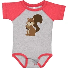 Inktastic Squirrel Infant Creeper Acorn Fall Autumn One-piece